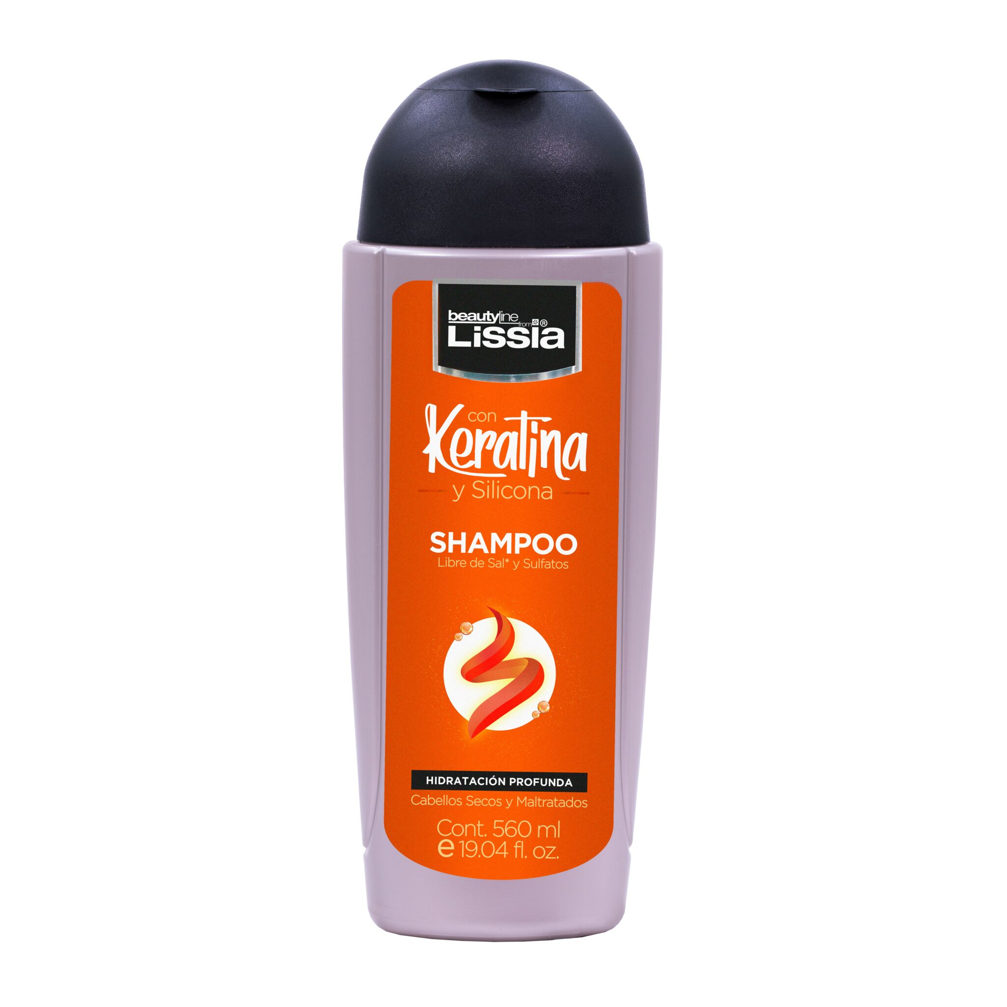 Shampoo Keratina y Silicona 560 ml Lissia