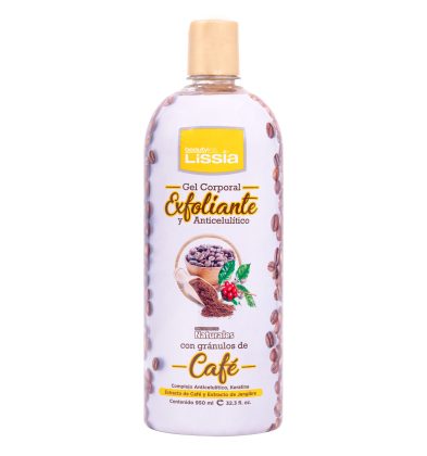 Gel Corporal Exfoliante y Anticelulítico de Café 950 ml