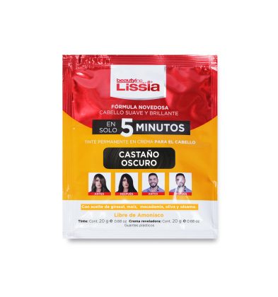 Tinte en Solo 5 Minutos Castaño Oscuro x 3 Unds