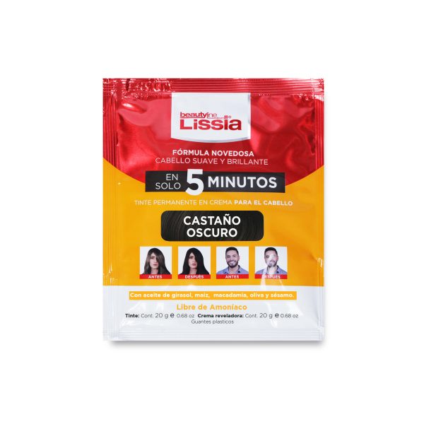 Tinte en Solo 5 Minutos Castaño Oscuro x 3 Unds