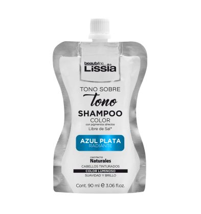 Shampoo Tono sobre Tono Azul Plata Radiante – 90ML