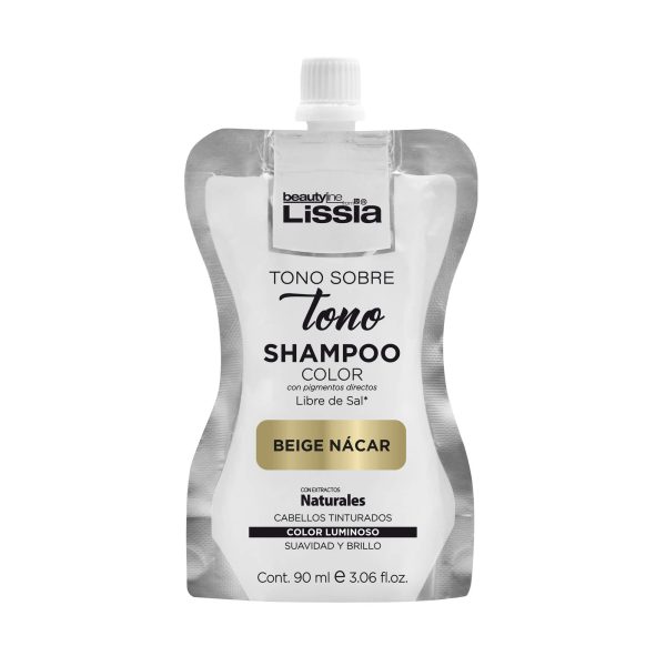 Shampoo Tono sobre Tono Beige Nacar – 90ML Shampoo Tono sobre Tono Beige Nacar – 90ML
