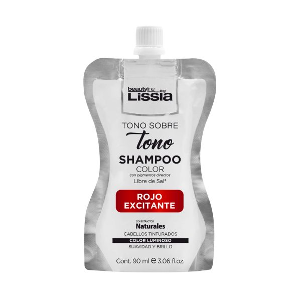 Shampoo Tono sobre Tono Rojo Excitante – 90ML Shampoo Tono sobre Tono Rojo Excitante – 90ML